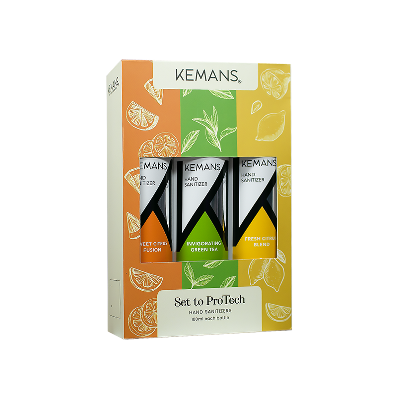 Kemans Set To ProTech Hand Sanitizers